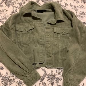 Cropped shacket